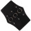 Corset Masculino Preto Couro Sintético Com 4