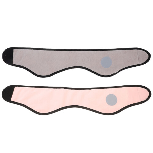 2Pz Cuffie Comode Invernali Con Fascia Antipressione E Maschera Occhi
