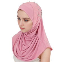Rassemblements religieux Turban Caps pour femme Turban-Rose