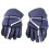 1 Paar marineblaue Eishockeyhandschuhe, 1