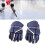 1 Paar marineblaue Eishockeyhandschuhe, 11