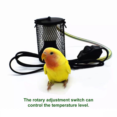 Protective Guard for Reptiles Heat Lamp with Dome Easyly-timer 1