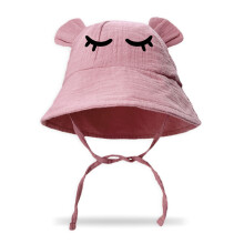 Bonnet de pépinière en coton, chapeau-Pâte de haricots profonde