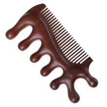 Scalping Massage Comb Sandalwood Hair Detangler Pocket Tool For Men And Women