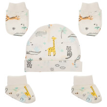 1Jgo Protección Gorro Guantes Cubrezapatos Antirascado