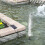 Ηλιακό σιντριβάνι για μπάνιο πουλιών, σιντριβάνι νερού με 6 ακροφύσια, πλωτό 3