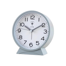 Children Bedroom Alarm Clock Quiet Movement Kids Bedside-Gray
