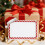 Packung mit 50 traditionellen Weihnachts-Tischkarten für eine 2