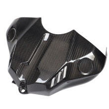 Fantastisk motorcykel-luftfilterbetræk i kulfiber, materiale, solidt og holdbart, 4Yamaha R1, R1M, R1S (2015-2019), nem installation, ingen