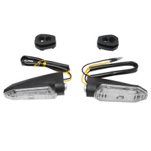 Blinkerleuchte mit gelber Glühbirne, LED-Blinker für Motorräder zur Verbesserung der Sichtbarkeit, klare und getönte Linse, flexible Installation