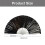 Handheld Fan Glitters Folding Hand-Blue Transparent silver f 3