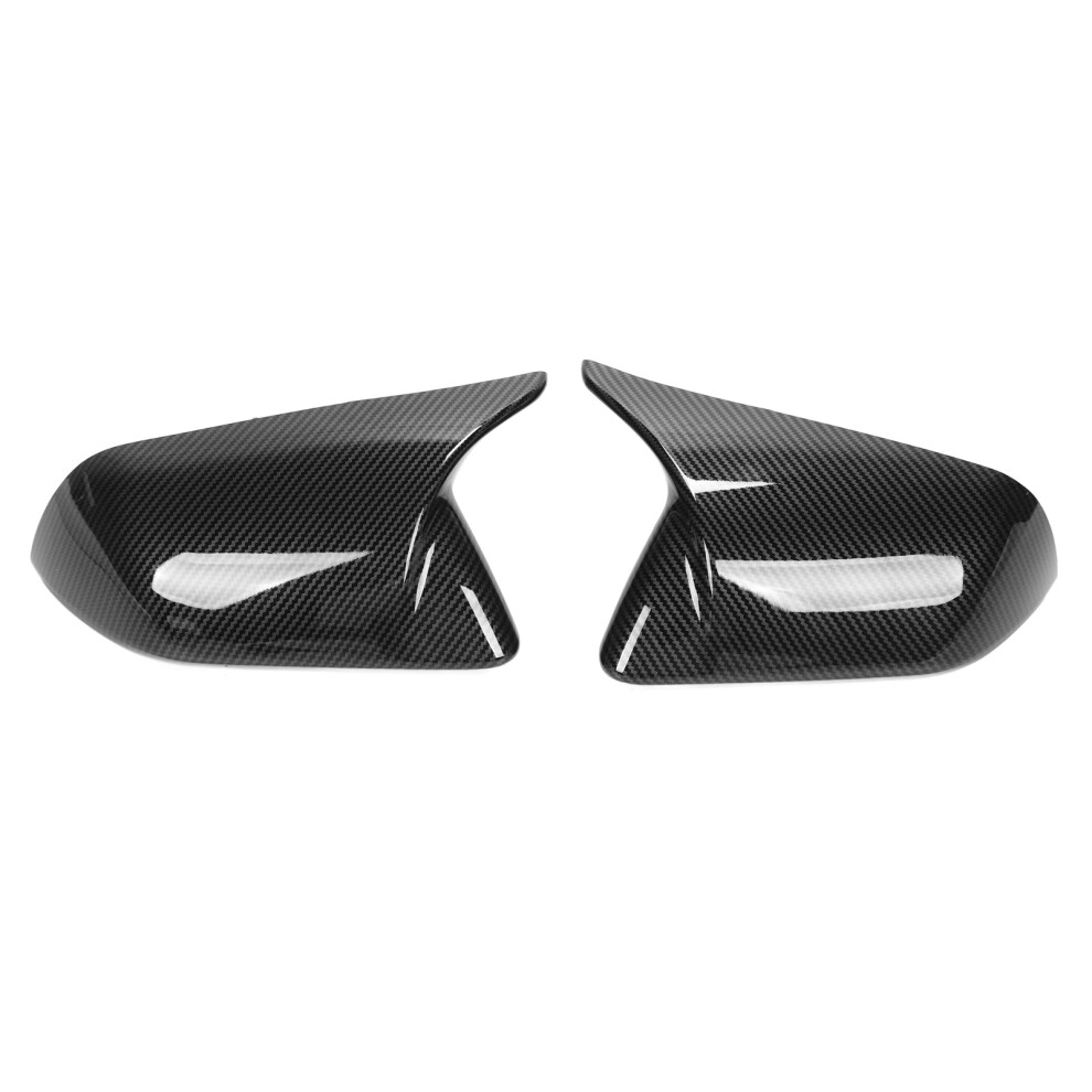 Rear View Mirror Cover Shell Housing Trim 4 Mustang Upgrade, Carbon Fiber Mirror Cover Featuring Scratch Resistant & Wear-Resistant Surface W/ Impact 9139052793415