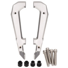 Massieve aluminiumlegering handgrepen voor passagiers (4x Msx125Grom 2021+), eenvoudige installatie en corrosiebestendige handgrepen achter (4x