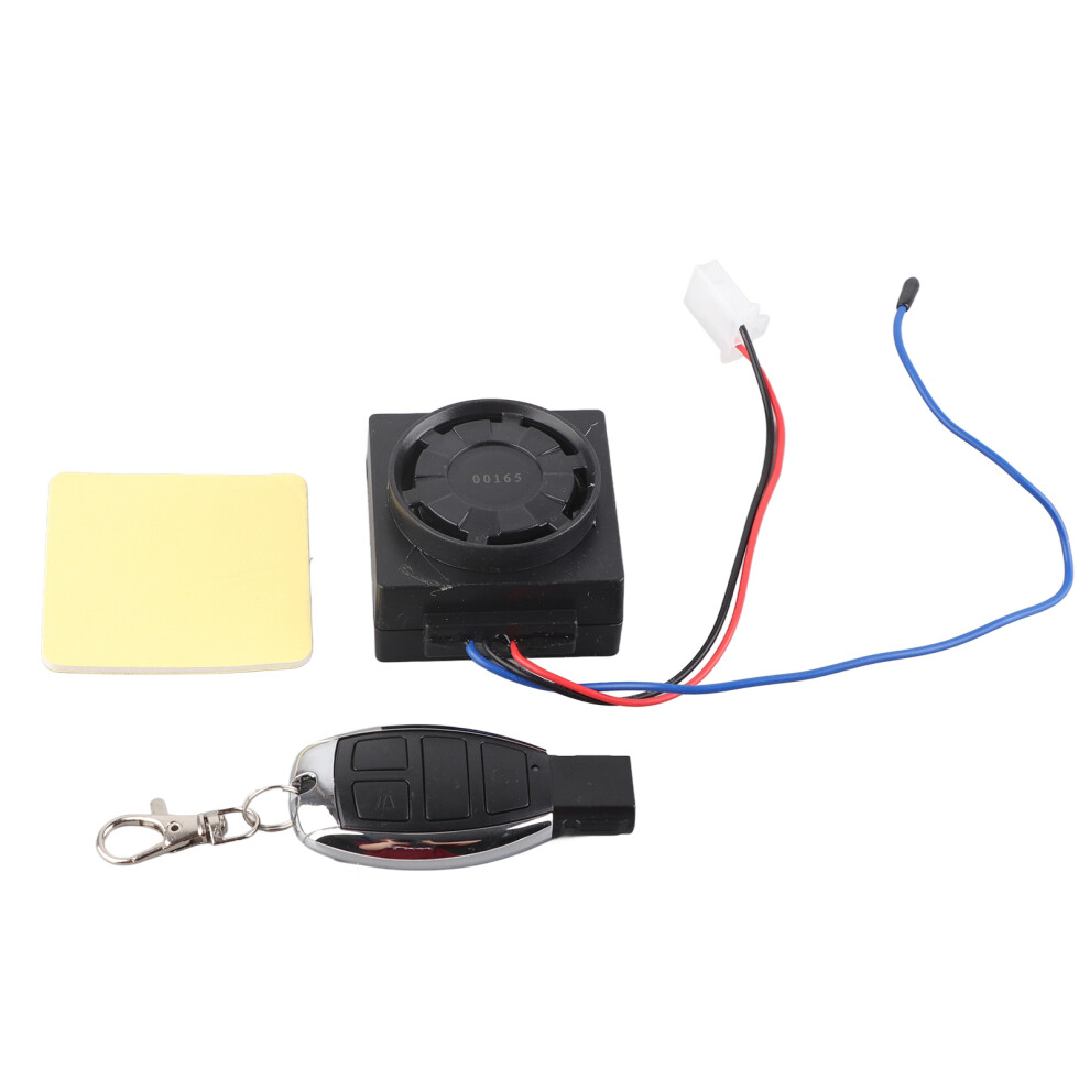 Bike Security Alarm W/ Remote Control, Waterproof Vibrational Triggered Alarm System Loud Siren High Power Alarm 4 Motorcycles - Anti Hijacking 9139052866942