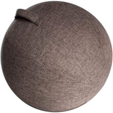 Versatile Yoga Ball Cover, Linen Material Exercise Ball Cover, Breathable Foldable Lightweight Cover with Good Breathability, Portable Handle for Offi