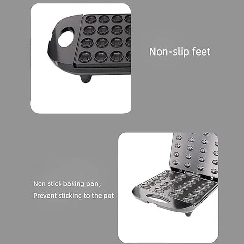 1400W Electric Nut Cake Maker With NonStick Coating, Indicator Light, DoubleSided Heating 2