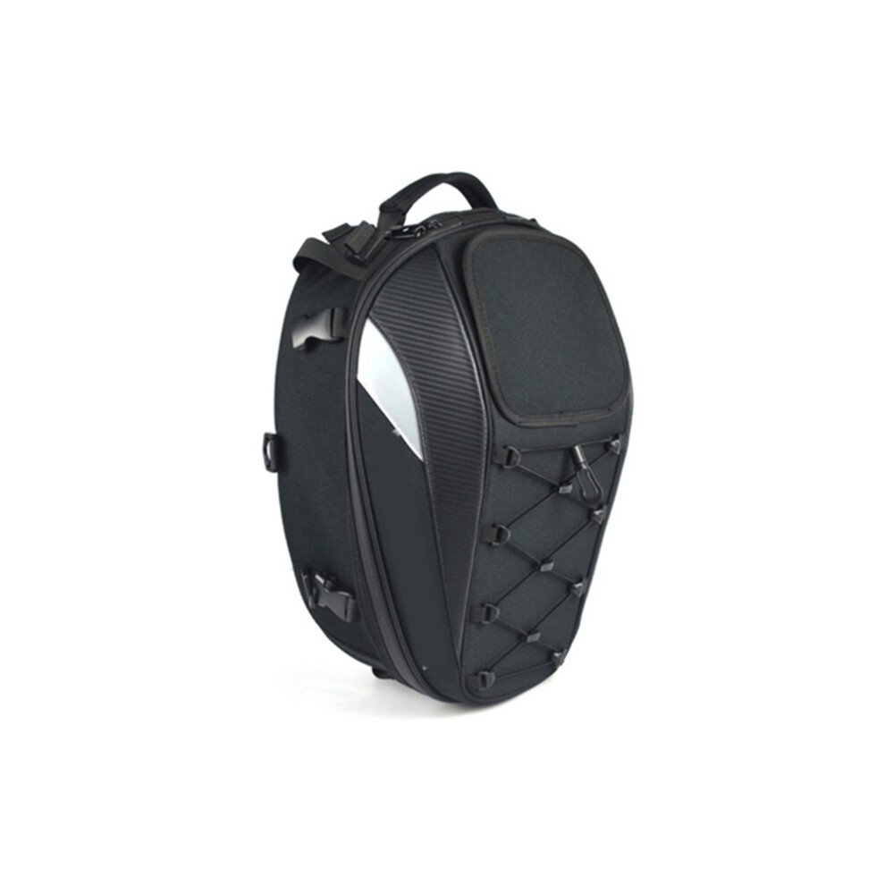 Motorcycle Saddle Bags, Dual-Use Functionality W/ Multiple Compartments, Universal Fit Waterproof Saddlebags, Adjustable Straps Reflective Elements 4 9139052791992