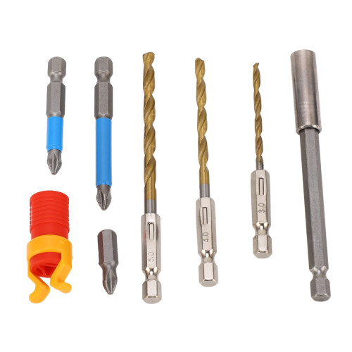 Spiralbohrer-Set mit rutschfestem magnetischem