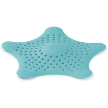 Crépine hexagonale en forme d'étoile de mer pour évier, récupérateur de cheveux facile à nettoyer pour la cuisine, la baignoire et la douche,