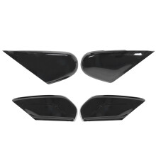 Tapas para espejos retrovisores laterales de coche, acabado negro brillante, resistentes a la intemperie, robustas y duraderas, ajuste personalizado,