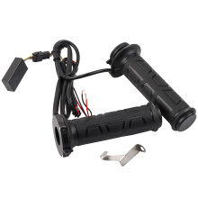 Puños eléctricos calefactables para manillar, antideslizantes, con tacto cómodo y temperatura ajustable para conducir en climas fríos.