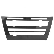 Cubierta del panel de instrumentos de fibra de carbono auténtica. Material de alta calidad. Decoración moderna. Compatible con BMW X5, F15, X6 y