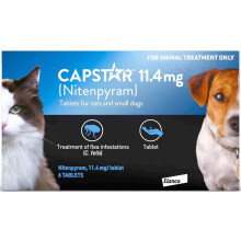 (6 Tablets) 6 Pack Capstar Flea Treatment for Cats | AVM-GSL