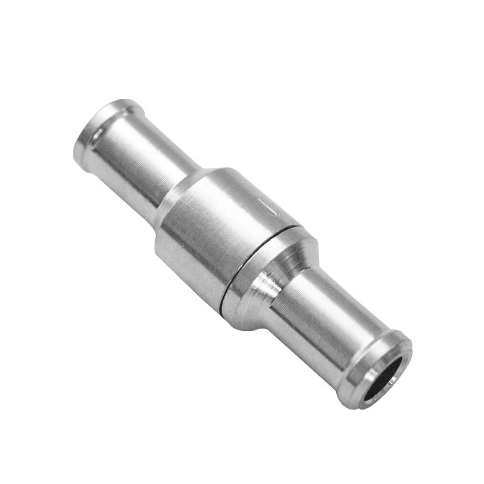 Inline Oneway Non Check Valve Aluminium 612Mm Bore M10 10Mm For Fuel Water Gas Air 2Pcs 9412369509949