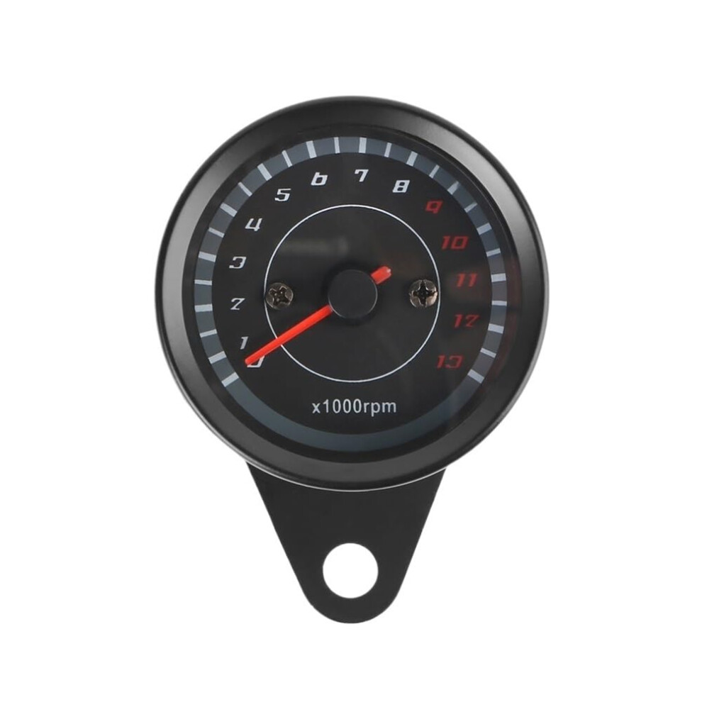 Universal Motorcycle Speedometer Tachometer Combo With Led Backlight Multifunction Gauge Black 9426802989809