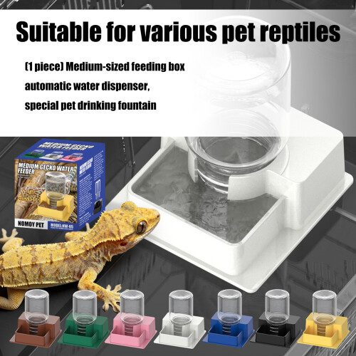Low Noise Reptiles Water Feeder Pet Automatic Drinking-White 2