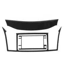 Accesorios decorativos para el interior del coche: adhesivo de fibra de carbono para el salpicadero del Mitsubishi Lancer. Resistente al agua, a los