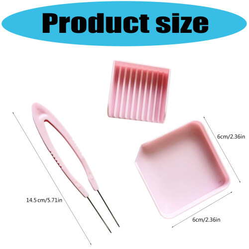 Bead Placement Needle Tool Plastic Bead-Bean spatula storage 2
