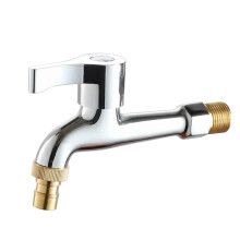 Outdoor Garden Taps Faucet Wall Mount Brass Chrome Decorative Tap For Washing Machine Mop Garden