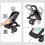 Suporte universal para guidão, compatível com smartphones de até 6,7 polegadas, design à prova d'água com tela sensível ao toque e mecanismo de 7