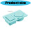 Foldable Leakproof 2 Section Silicone Spice Holder Easy-Yellow 4
