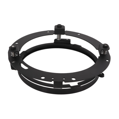 Suporte de montagem para adaptador de farol de LED compatível com modelos Harley Davidson. Design redondo de 7 polegadas, redução de vibração,