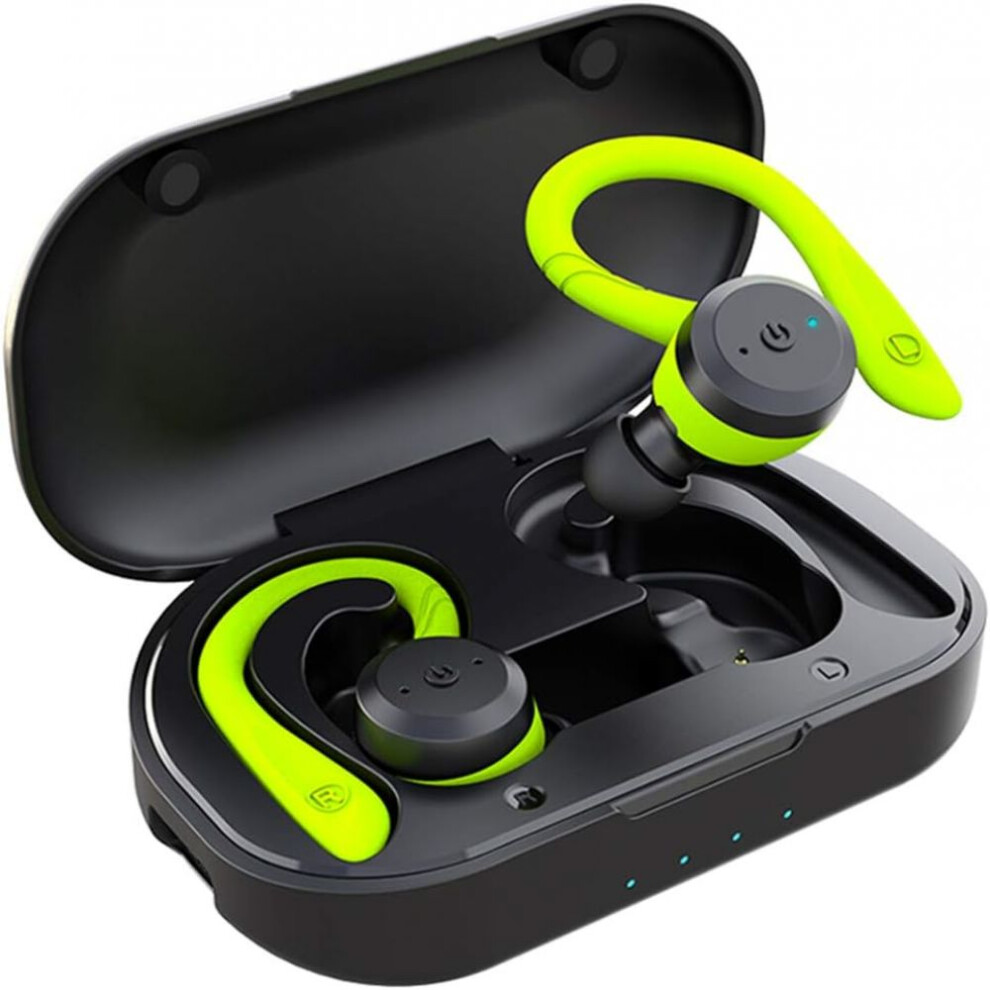 Innovative Bluetooth 5.3 Wireless Earbuds, Hi-Fi Sound Quality, Secure Earhook Design, Enc Noise Canceling Mic For Seamless Communication, Sweatproof 9416038535468