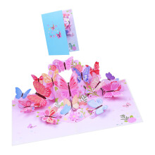 Intricate Butterfly Design Greeting Card Handcrafted Paper Art