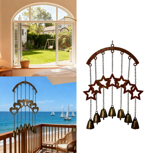 Heart Wall Decoration Hanging Western Five-five pointed star be 2