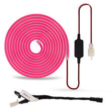 Luz de corda de néon LED regulável, flexível, ecológica, de silicone, IP67, resistente às intempéries, alto brilho, luz suave, longa vida útil