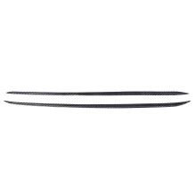 Adhesivo para marco interior de coche con acabado brillante estilo fibra de carbono. Decoración interior de lujo para BMW X5, X6, F15 y F16