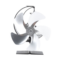 Whisper Quiet Operation Fire Place Fan, Silent Operation Heat Powered Fan Eco Friendly Heat Fan High Quality Material Energy Saving Larger Air Volume