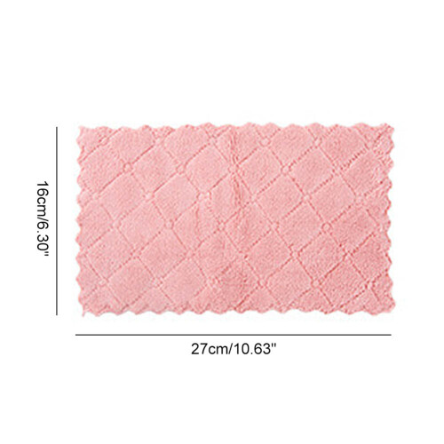Πετσέτες πιάτων Coral Velvet, πανάκια καθαρισμού πολλαπλών χρήσεων, πανάκια ταχείας 1