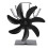Μη ηλεκτρική ξυλόσομπα Fan7 Blades Θερμοηλεκτρική θέρμανση Αθόρυβη λειτουργία 1