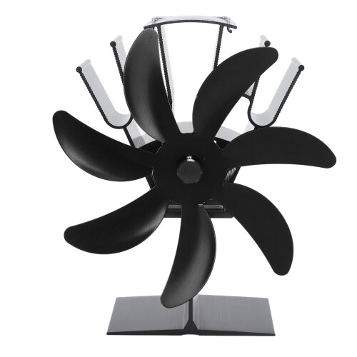 Μη ηλεκτρική ξυλόσομπα Fan7 Blades Θερμοηλεκτρική θέρμανση Αθόρυβη λειτουργία