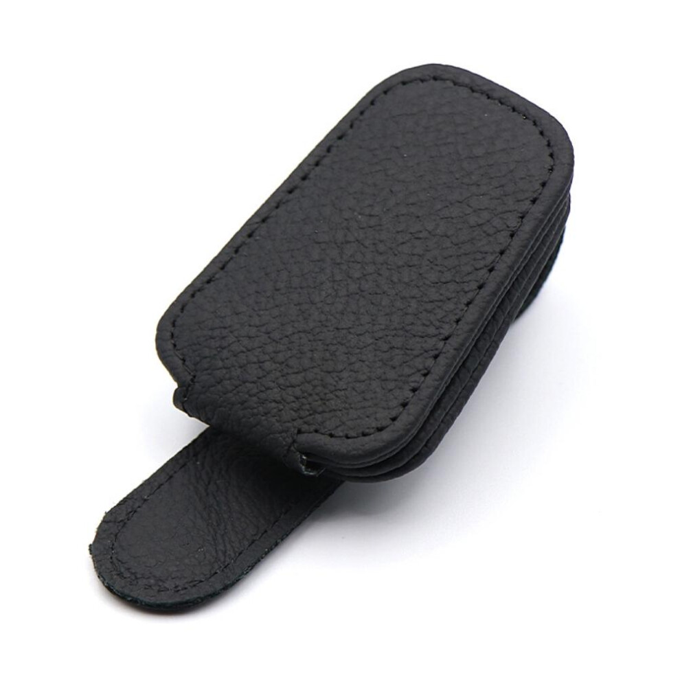 Car Glasses Holder Premium Leather Magnetic Sunglasses Holders For Car Visor, Strong Suction And For Eyeglass Holder For Car Visor Accessories 9139052798397