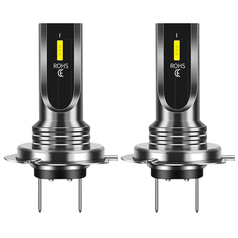 2Pcs Led Car Fog Bulbs H7 H4 H8 H11 High Low Beam 2000Lm Ip68 Waterproof Super Bright Replacement S Light 9365049491396