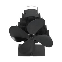 Termoelektromos ventilátor kályhafűtéshez, csendes, környezetbarát, fatüzelésű kályha ventilátor automatikus sebességszabályozással,