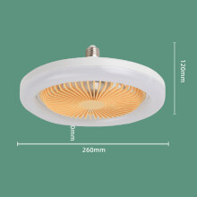 Ampoule élégante pour ventilateur de plafond, éclairage parfumé pour ventilateur de ventilation avec mini-lampe de plafond de 25 cm, douille E26