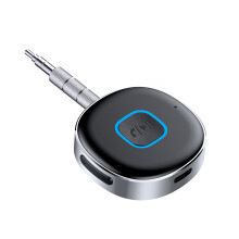 Wireless Music Streaming, Hi-Fi Quality Sound Bluetooth Receiver for Home Stereo and Wired Headphones, Ultra Track Calls, Dual Connection Feature, Por